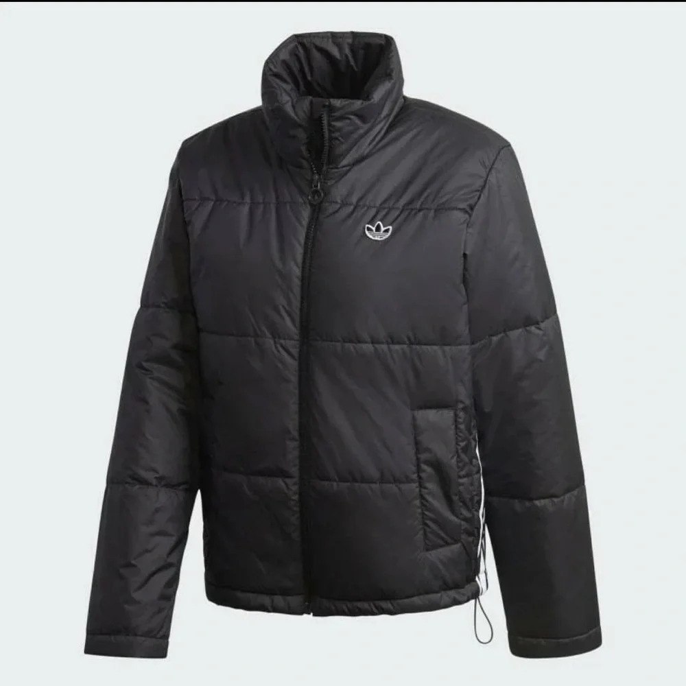 Adidas Originals Trefoil Logo 3 Stripe Puffer - Picture 1 of 3
